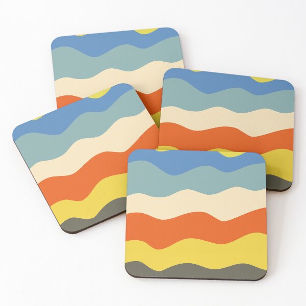 Item preview, Retro 80s Waves  designed and sold by JuneJournal.