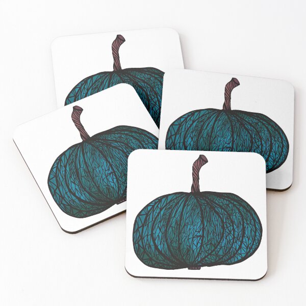 Item preview, Fairy Tale Blue Crystal Pumpkin Halloween Illustration designed and sold by ZaraRoza.