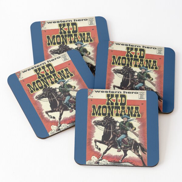 Item preview, Kid Montana - Comic Book Title Page Vintage   designed and sold by CHURCHIL-Brs.