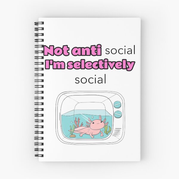 Item preview, Not antisocial I'm selectively social designed and sold by Mechanical-Artt.