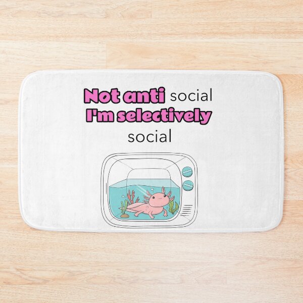 Item preview, Not antisocial I'm selectively social designed and sold by Mechanical-Artt.