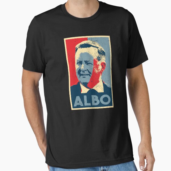 Vista previa del artículo con la obra «ALBO (Diseño desgastado)», diseñado y vendido por politicalamity.