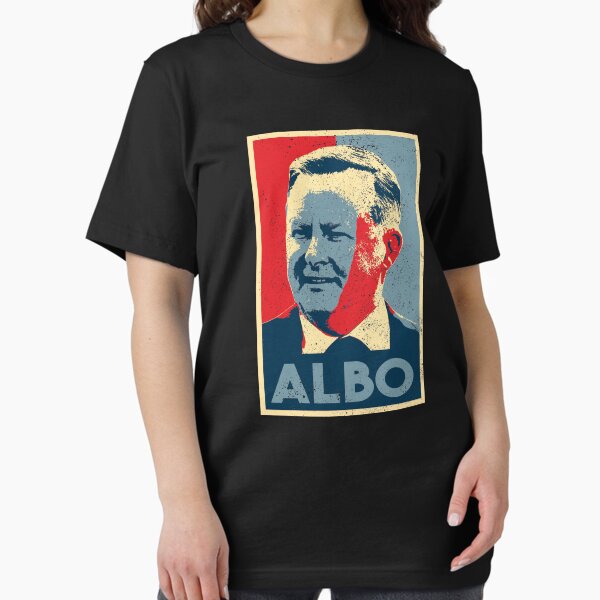 Vista previa del artículo con la obra «ALBO (Diseño desgastado)», diseñado y vendido por politicalamity.