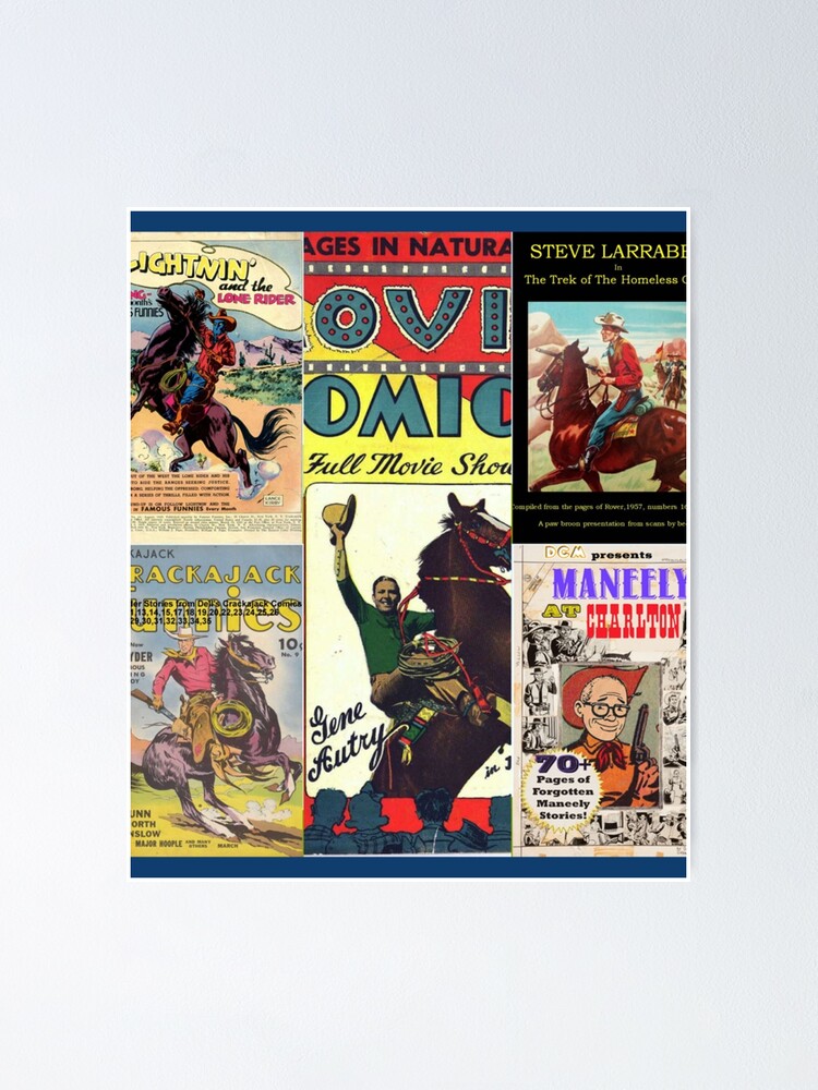 Oldish Vintage Western Comics Set 