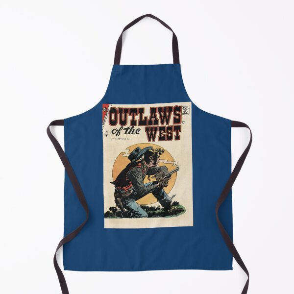 Item preview, Outlaws Of The West - Comic Book Title Page Vintage designed and sold by CHURCHIL-Brs.