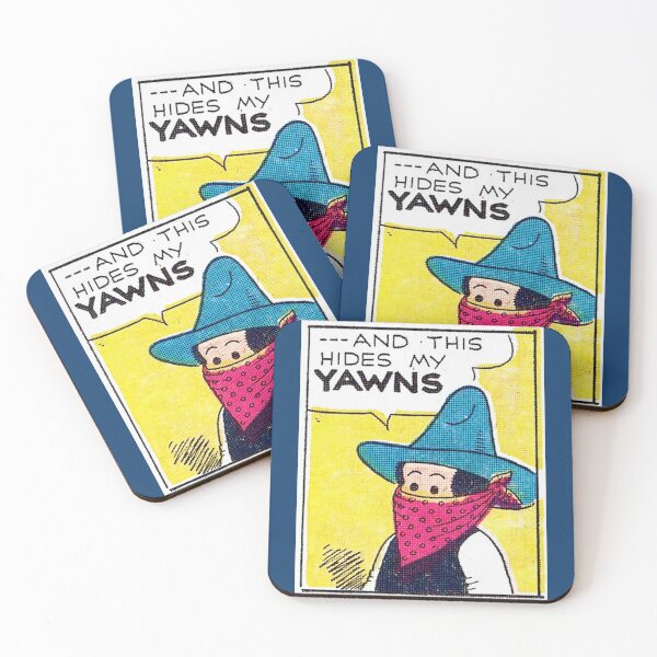 Item preview, Retro Comic Book Series (This Hides My Yawns- Technicolor)   designed and sold by CHURCHIL-Brs.
