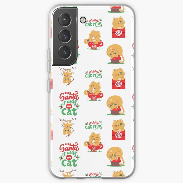 CHRISTMAS CAT  &quot;PACK&quot; Samsung Galaxy Soft Case
