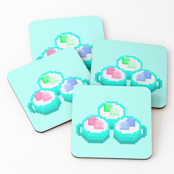 Aperçu de l'œuvre Colorful Little Pixel Cups créée et vendue par rin3d .