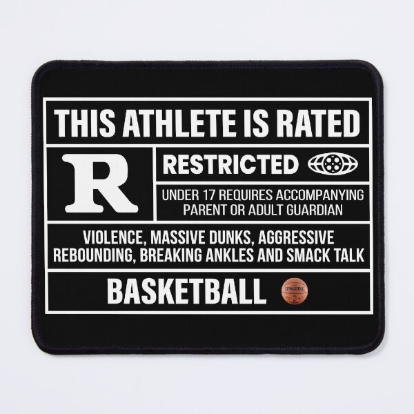 Item preview, This Athlete Is Rated R (Basketball) designed and sold by scoutready.