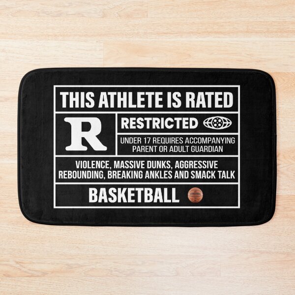 Item preview, This Athlete Is Rated R (Basketball) designed and sold by scoutready.