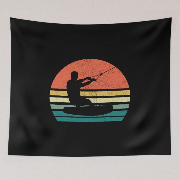 Item preview, Wakeboard Retro Vintage Wakeboarder designed and sold by EstelleStar.