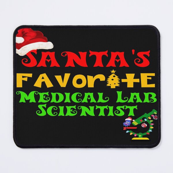 Item preview, SANTA'S FAVORITE MEDICAL LAB SCIENTIST FUNNY LAB TECH SCIENTIST MICROBIOLOGY designed and sold by Hippiesole.