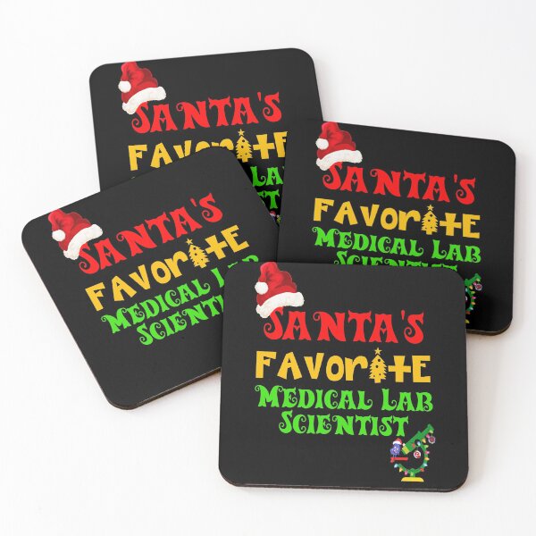 Item preview, SANTA'S FAVORITE MEDICAL LAB SCIENTIST FUNNY LAB TECH SCIENTIST MICROBIOLOGY designed and sold by Hippiesole.
