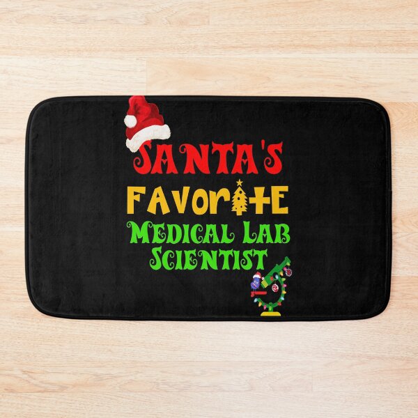 Item preview, SANTA'S FAVORITE MEDICAL LAB SCIENTIST FUNNY LAB TECH SCIENTIST MICROBIOLOGY designed and sold by Hippiesole.