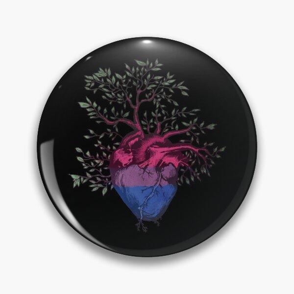 Item preview, Bisexual Heart Tree of Life designed and sold by Clara Hollins.