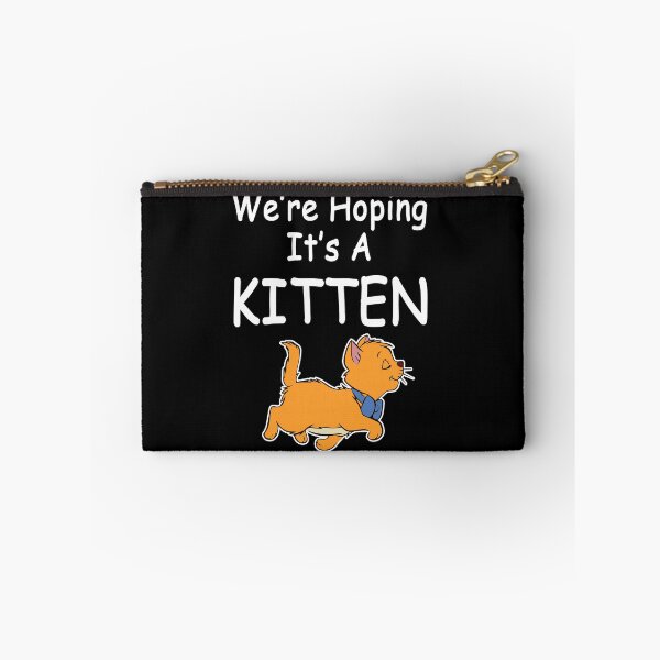 Item preview, Funny Pregnant Design We're Hoping It's A Kitten designed and sold by drwigglebutts.
