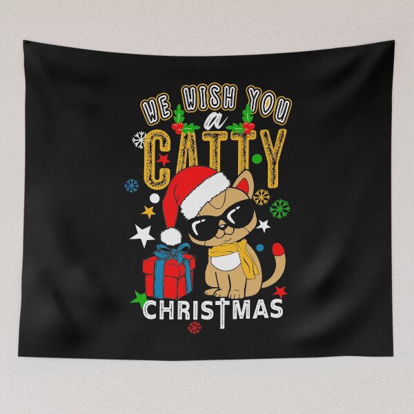 Item preview, Funny Have a Catty Christmas Cat Lover | December Global Holidays designed and sold by thecooltable.