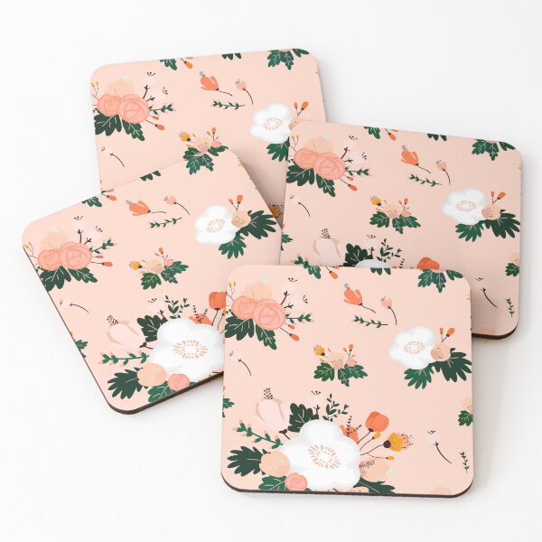 Item preview, Large Floral Print Pretty Pink Pattern  designed and sold by Pinkmagenta.