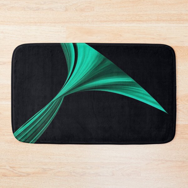 Item preview, Aqua Twirling Leaf designed and sold by fatenanwar.