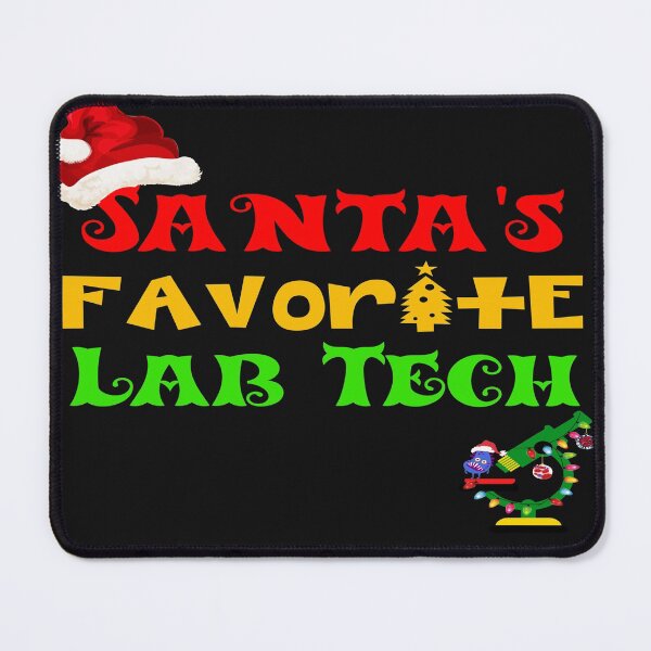 Item preview, SANTA'S FAVORITE LAB TECH FUNNY MEDICAL LABORATORY SCIENTIST SCIENTIST MICROBIOLOGY designed and sold by Hippiesole.