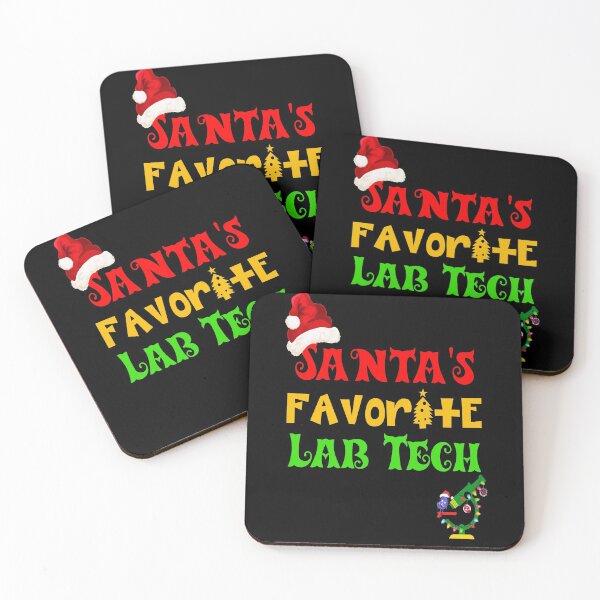 Item preview, SANTA'S FAVORITE LAB TECH FUNNY MEDICAL LABORATORY SCIENTIST SCIENTIST MICROBIOLOGY designed and sold by Hippiesole.