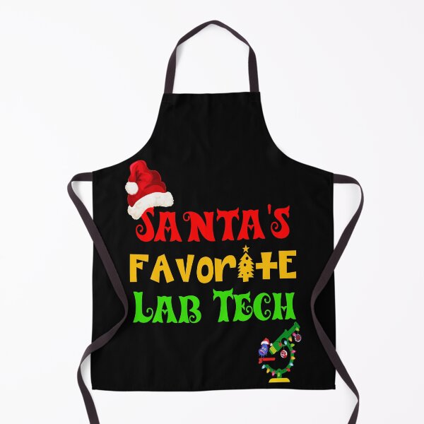 Item preview, SANTA'S FAVORITE LAB TECH FUNNY MEDICAL LABORATORY SCIENTIST SCIENTIST MICROBIOLOGY designed and sold by Hippiesole.