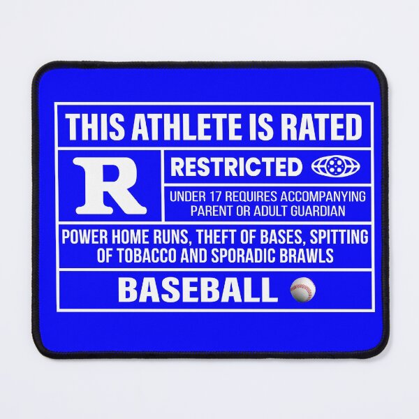 Item preview, This Athlete Is Rated R (Baseball) designed and sold by scoutready.