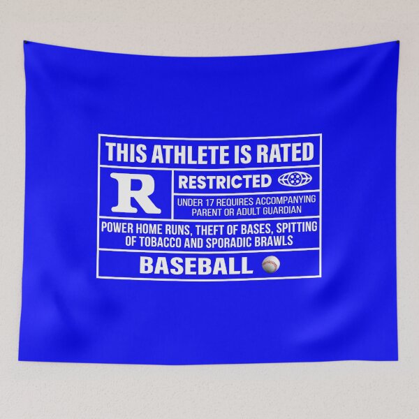 Item preview, This Athlete Is Rated R (Baseball) designed and sold by scoutready.