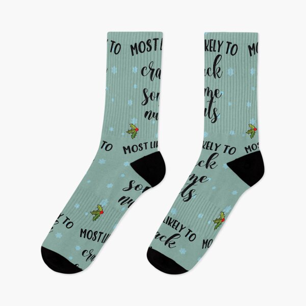 Item preview,  Most Likely to CRACK SOME NUTS Funny Family Matching Xmas  designed and sold by Greenbaby.