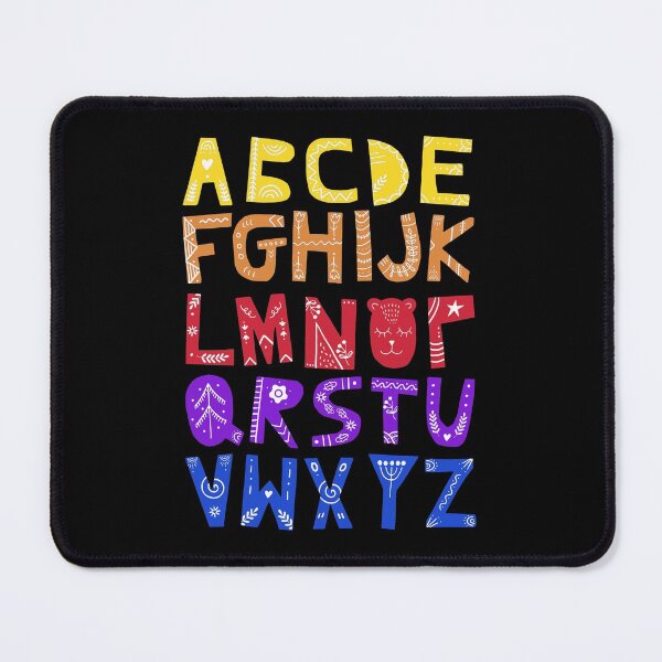 Item preview, Decorated Alphabet (bright colors) designed and sold by Ofeefee.