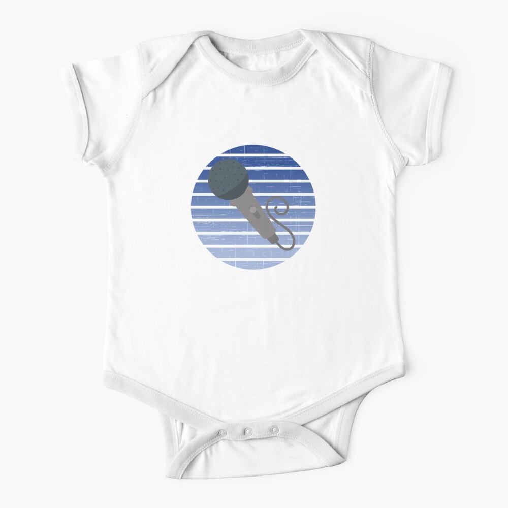 Microphone Blue Sunset Baby One-Piece