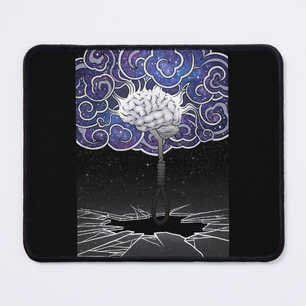 Item preview, Bipolar Disorder Mania Depression Brain Art designed and sold by LucentJourneys.