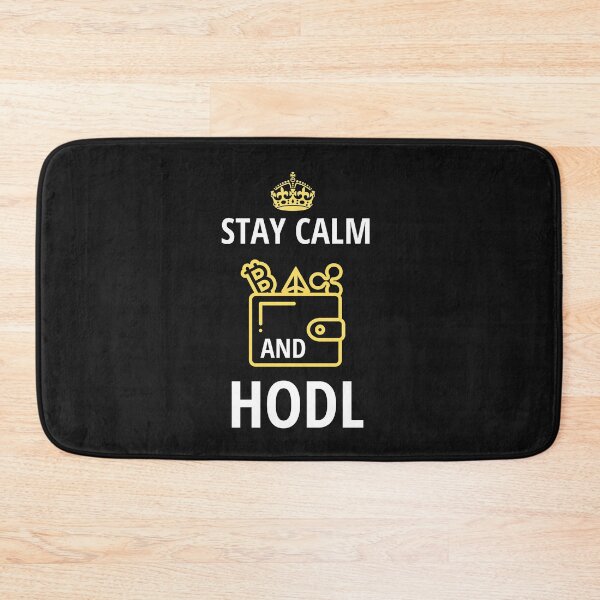 Item preview, Stay Calm and HODL! Cryptocurrency Lovers will understand! designed and sold by mkzmerch.