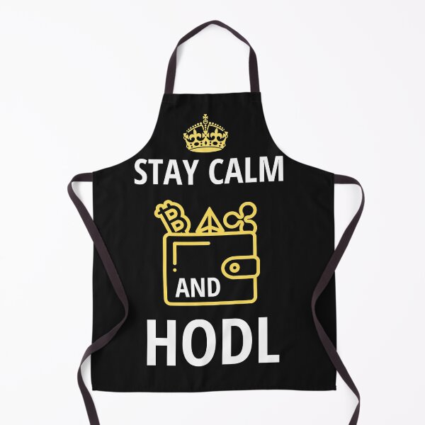 Item preview, Stay Calm and HODL! Cryptocurrency Lovers will understand! designed and sold by mkzmerch.