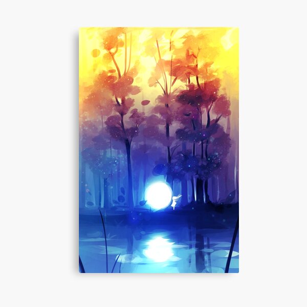night falls Canvas Print