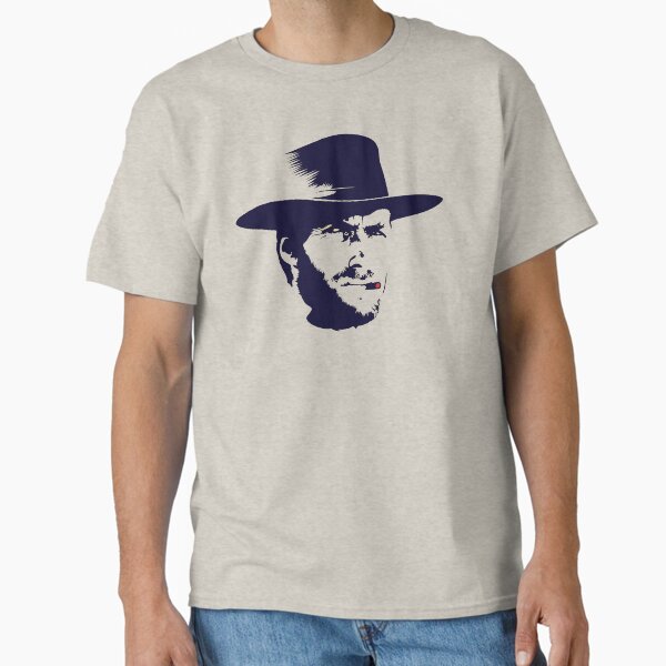 Vista previa del artículo con la obra «El bueno, el feo y el malo - Clint Eastwood», diseñado y vendido por Fools-and-Fools.