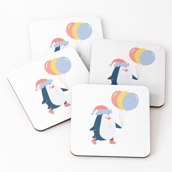 Item preview, Penguin With Balloons and Beanie  designed and sold by VarietyYOU.