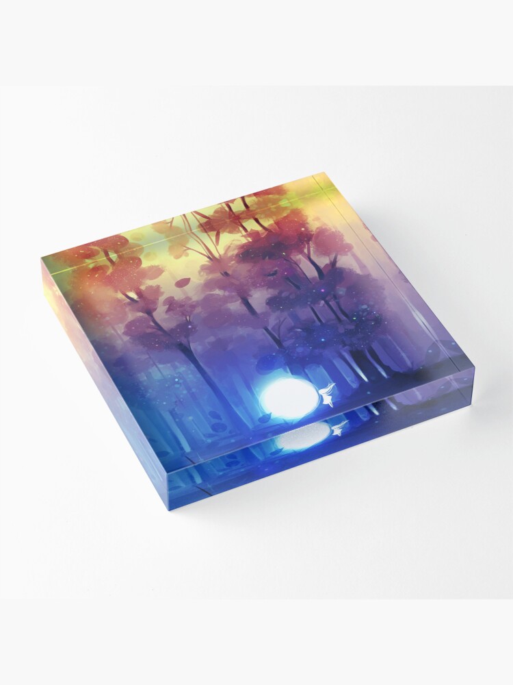 Alternate view of night falls Acrylic Block