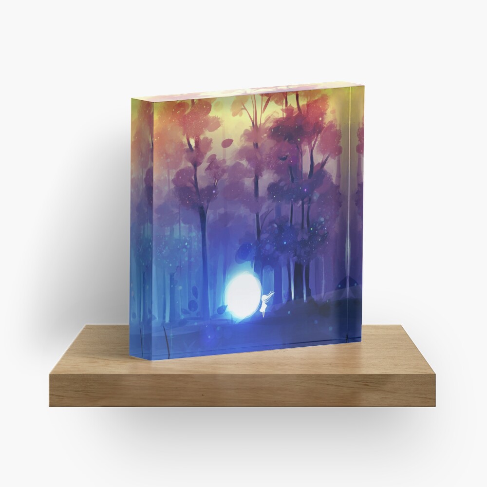 night falls Acrylic Block