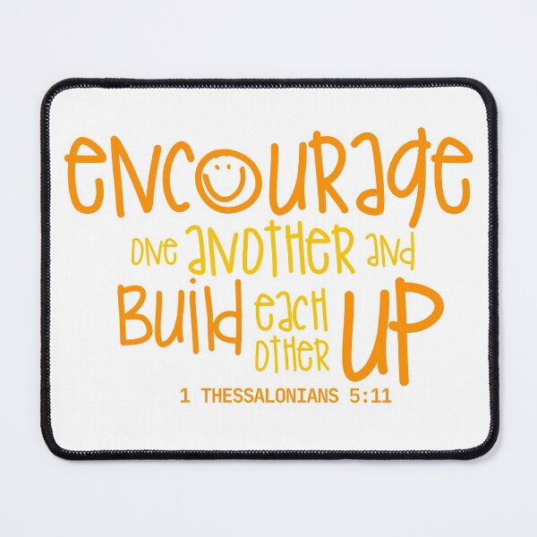 Item preview, 1 Thessalonians 5:11 - tangerine designed and sold by Cane & Abel Creations ..