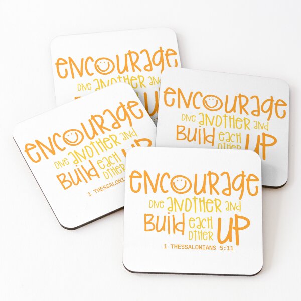 Item preview, 1 Thessalonians 5:11 - tangerine designed and sold by Cane & Abel Creations ..