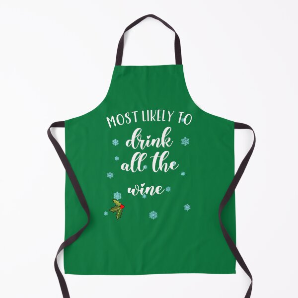 Item preview,  Most Likely to DRINK ALL THE WINE Funny Family Matching Xmas  designed and sold by Greenbaby.