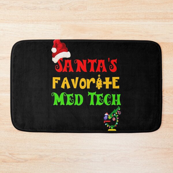 Item preview, SANTA'S FAVORITE MED TECH FUNNY MEDICAL LABORATORY SCIENTIST SCIENTIST MICROBIOLOGY designed and sold by Hippiesole.