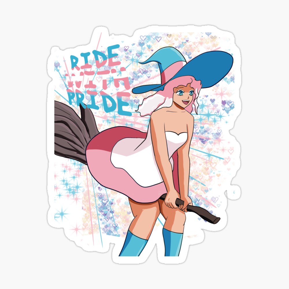 Ride With Pride. Trans Anime Witch 