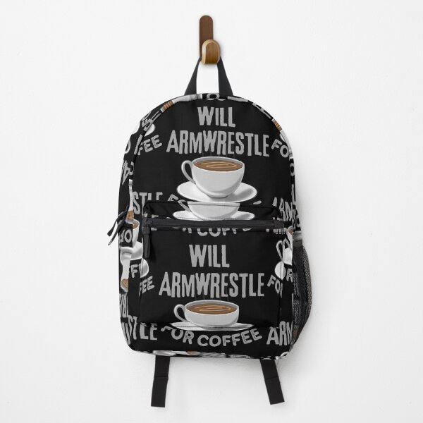 Item preview, Will Armwrestle For Coffee, cup design design designed and sold by Constant Readers.