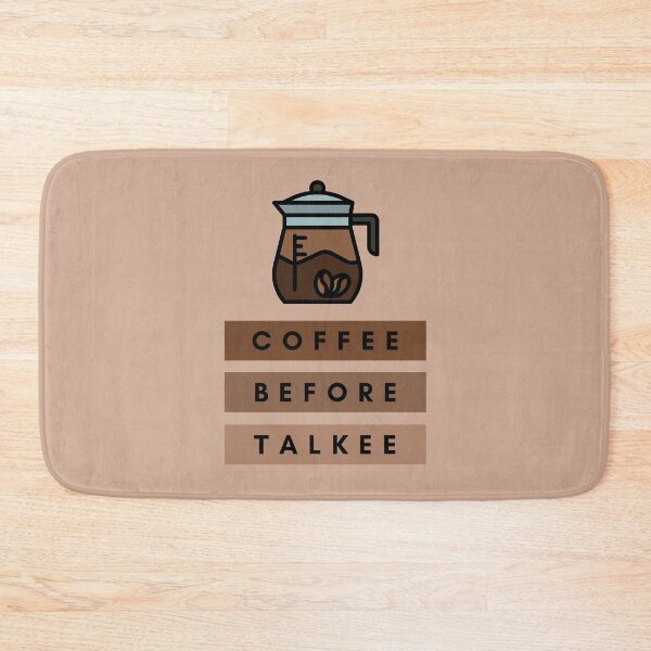 Item preview, Coffee Before Talkee Coffee Drinker Humor designed and sold by EllConApparel.