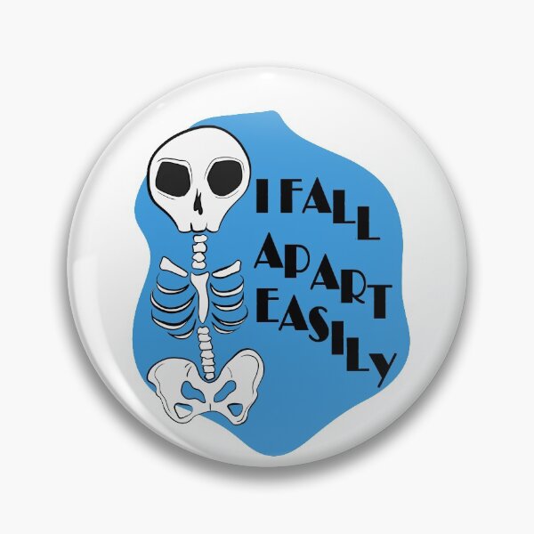 Item preview, I Fall Apart Easily designed and sold by TheWellnessSpac.
