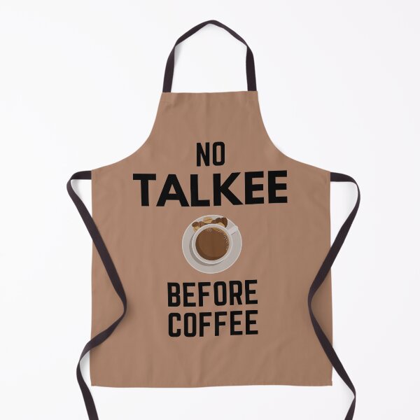 Item preview, No Talkee Before Coffee Caffeine Sarcasm designed and sold by EllConApparel.