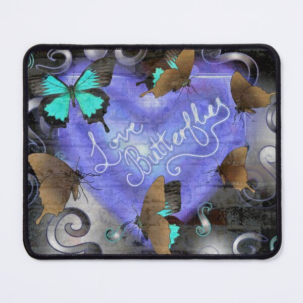 Item preview, Butterflies Attracted to Purple Glow designed and sold by joanstratton.
