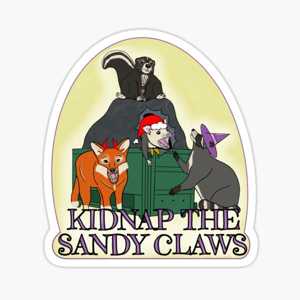 Sandy Claws Sticker